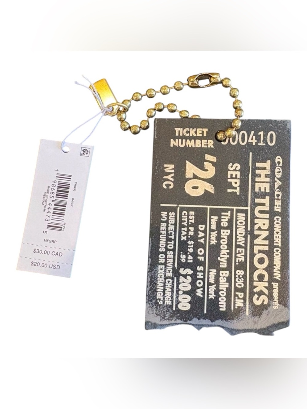 The Turnlocks Bag Charm